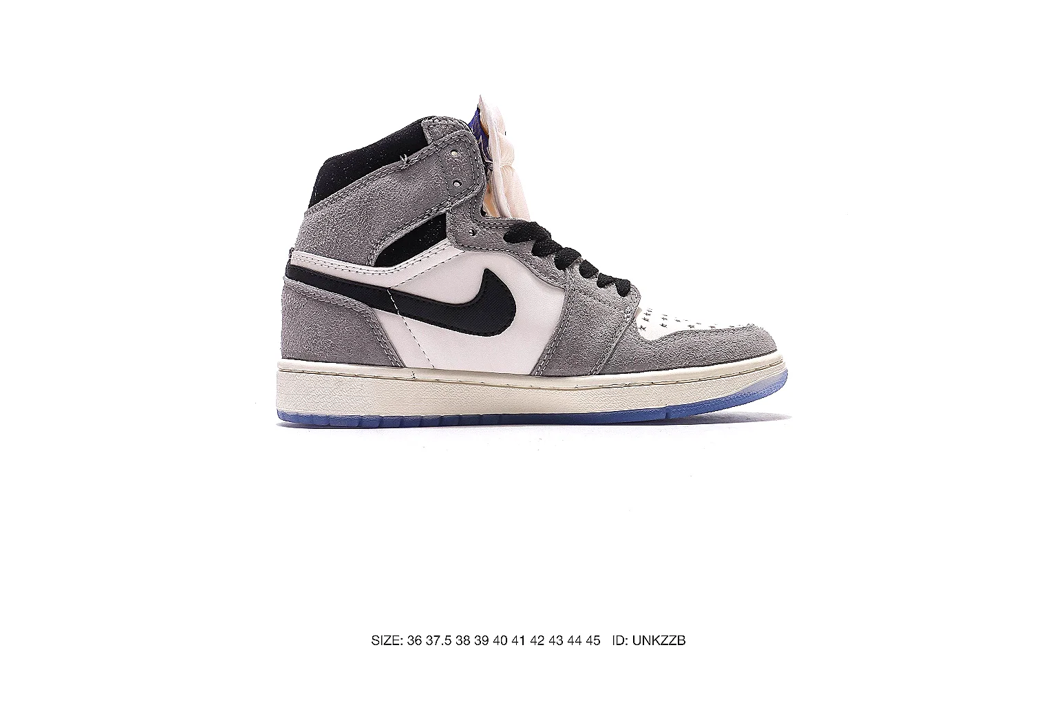 Jordan Jordan 1 style Gray Purple 6841 budget find six-photo gallery thumbnail 3