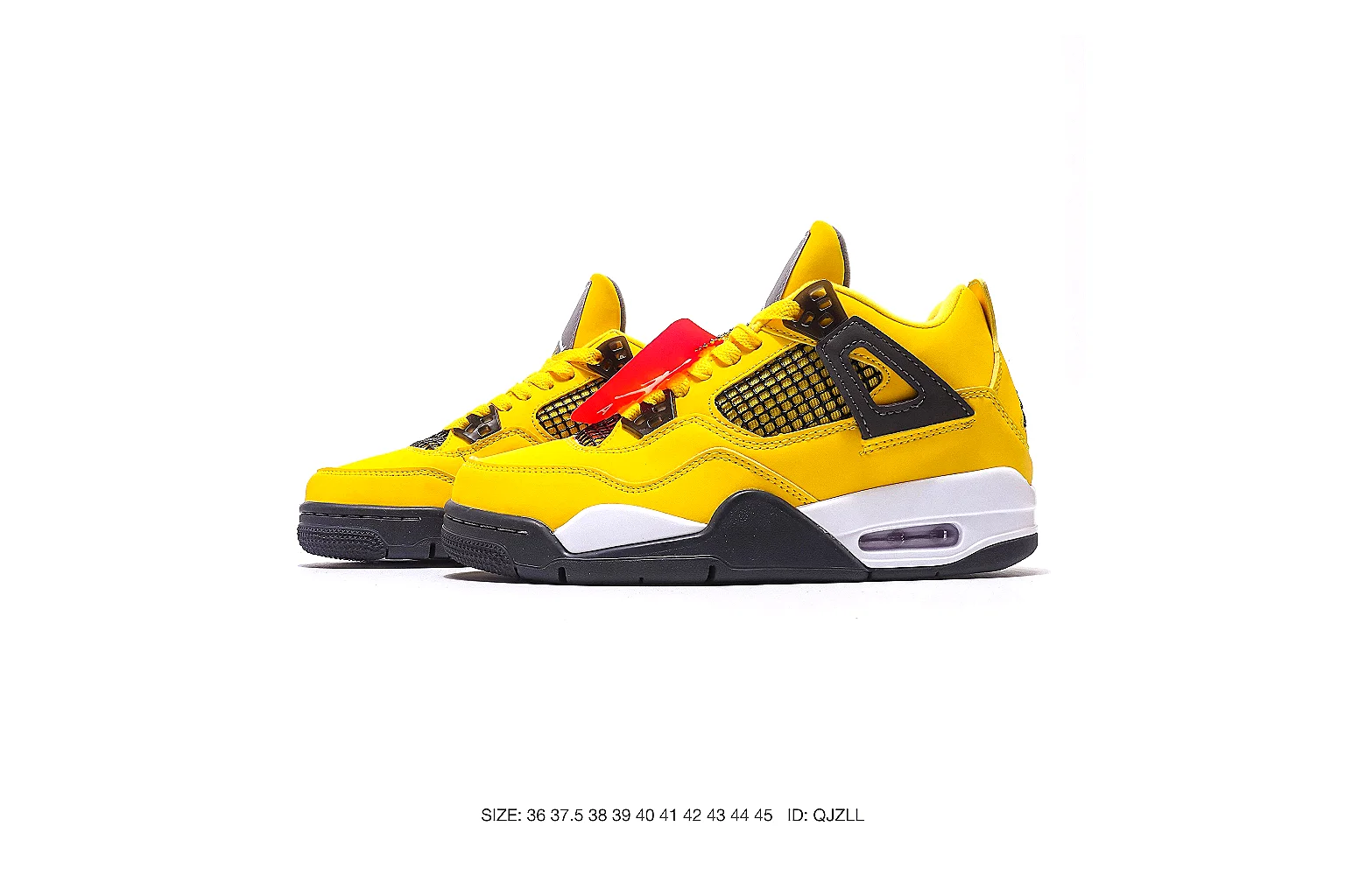 Jordan Jordan 4 style Yellow Red Black 8705 budget shortlist note six-photo gallery thumbnail 2