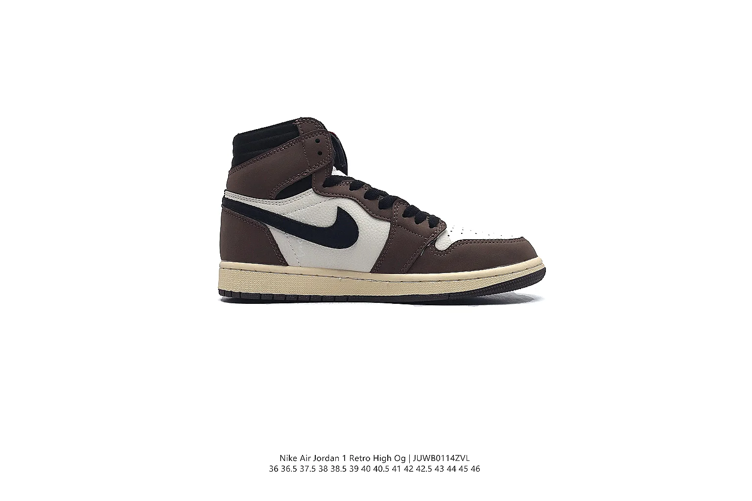 kakofindlist.com Air Jordan Jordan 1 High Brown Sail 6693 brown-sail high-top image thumbnail 3