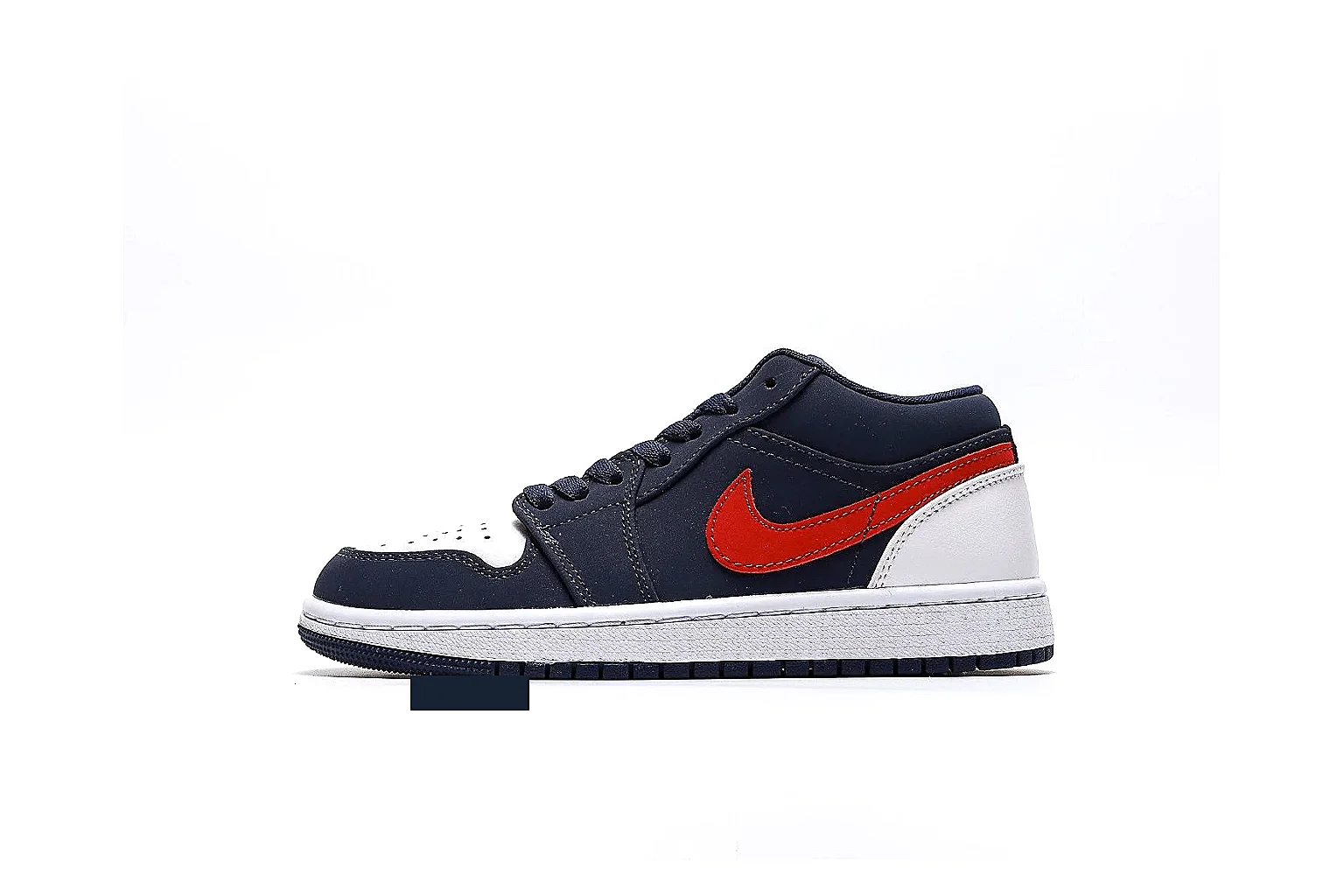 kakofindlist.com Air Jordan Navy Red Jordan 1 Low 7547 Navy Red low-top product image