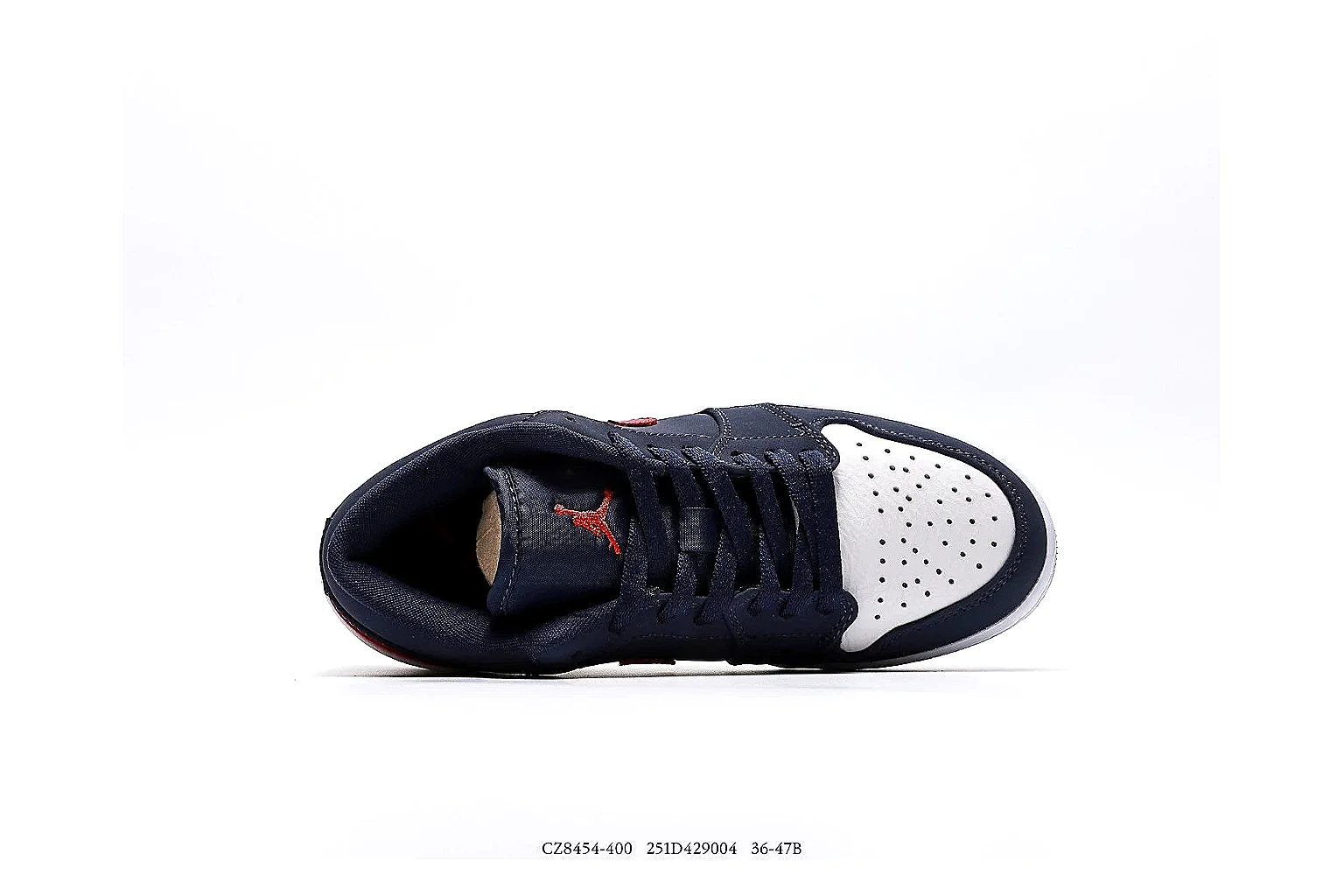 kakofindlist.com Air Jordan Navy Red Jordan 1 Low 7547 Navy Red low-top product image thumbnail 3