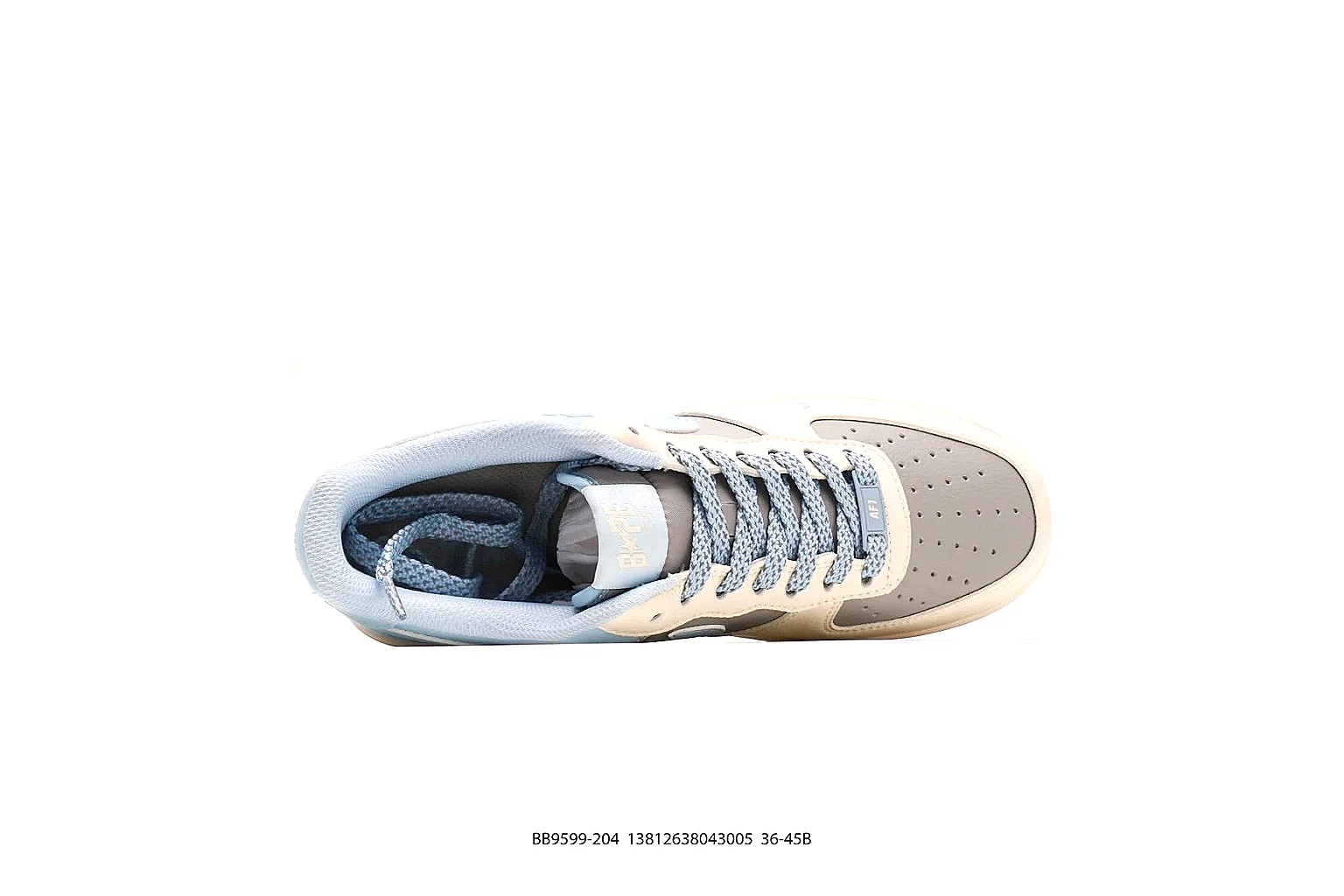 kakofindlist.com Air Jordan Sky Blue Jordan 1 Low 5129 Sky Blue low-top product image thumbnail 3
