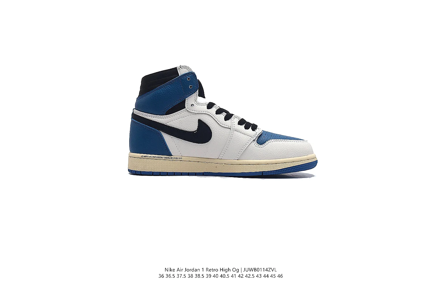 kakofindlist.com Air Jordan Jordan 1 High White Blue 6679 white-blue high-top image thumbnail 3