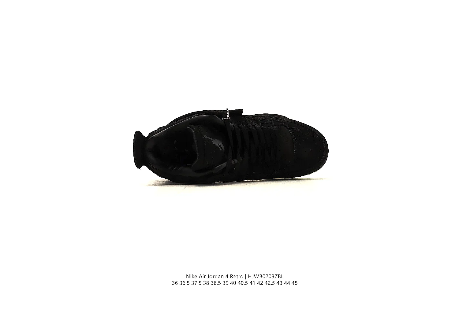 kakofindlist.com Air Jordan Black Jordan 4 0354 Black mid-top product image thumbnail 4