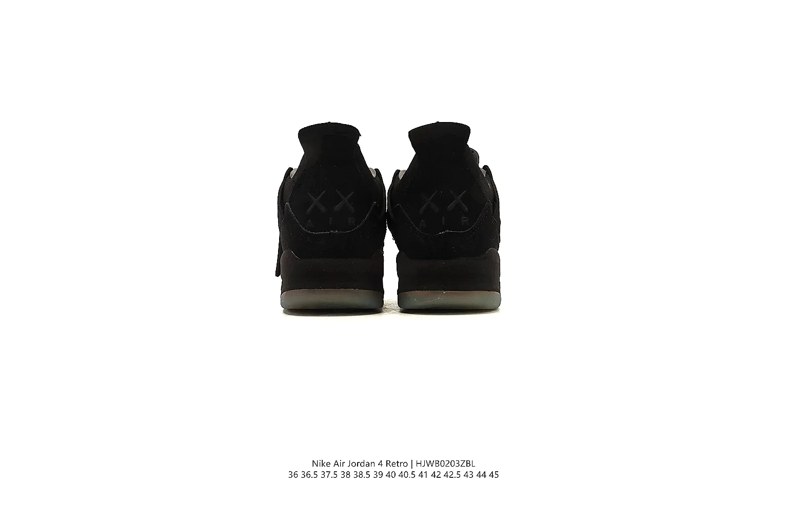 kakofindlist.com Air Jordan Black Jordan 4 0354 Black mid-top product image thumbnail 5