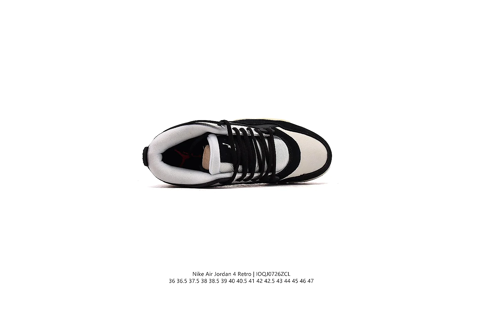 kakofindlist.com Air Jordan Black Cream Jordan 4 1121 Black Cream mid-top product image thumbnail 4