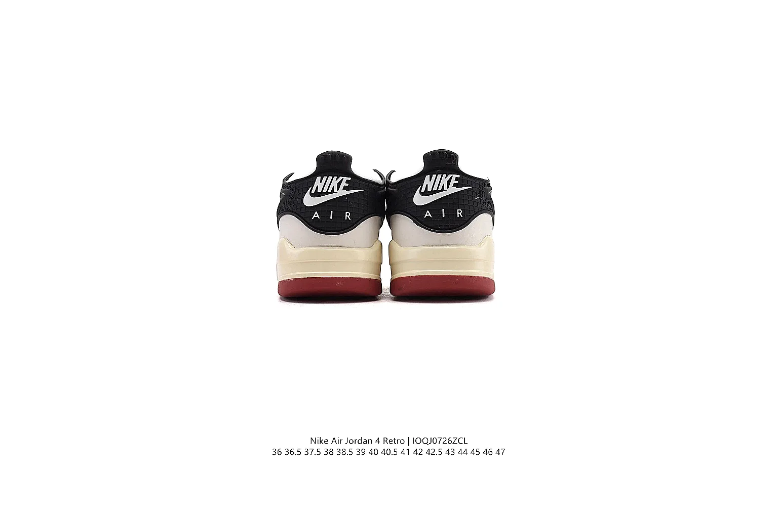 kakofindlist.com Air Jordan Black Cream Jordan 4 1121 Black Cream mid-top product image thumbnail 5