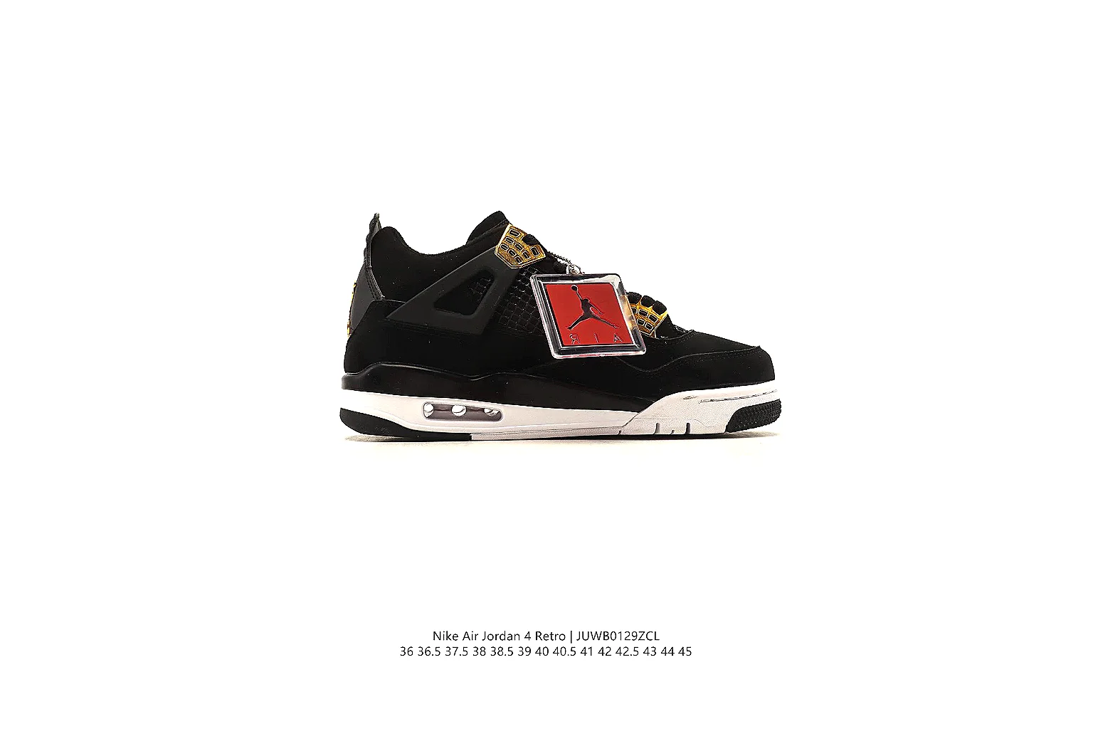 kakofindlist.com Air Jordan Black Gold Jordan 4 0304 Black Gold mid-top product image thumbnail 3
