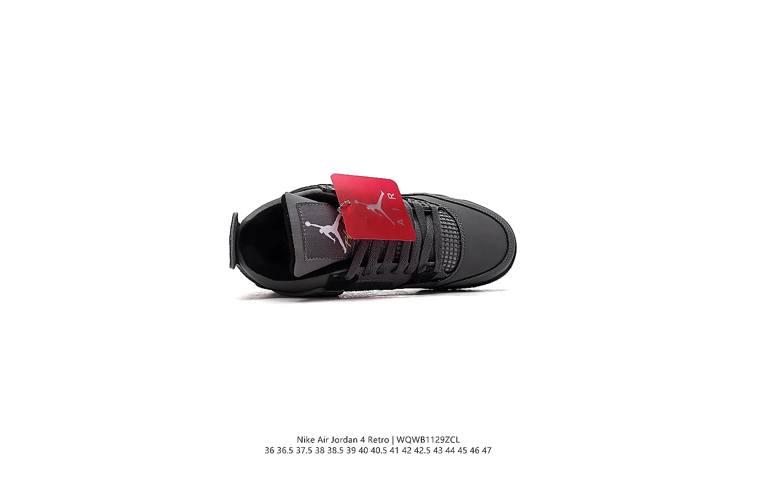 kakofindlist.com Air Jordan Black Red Jordan 4 0328 Black Red mid-top product image thumbnail 4