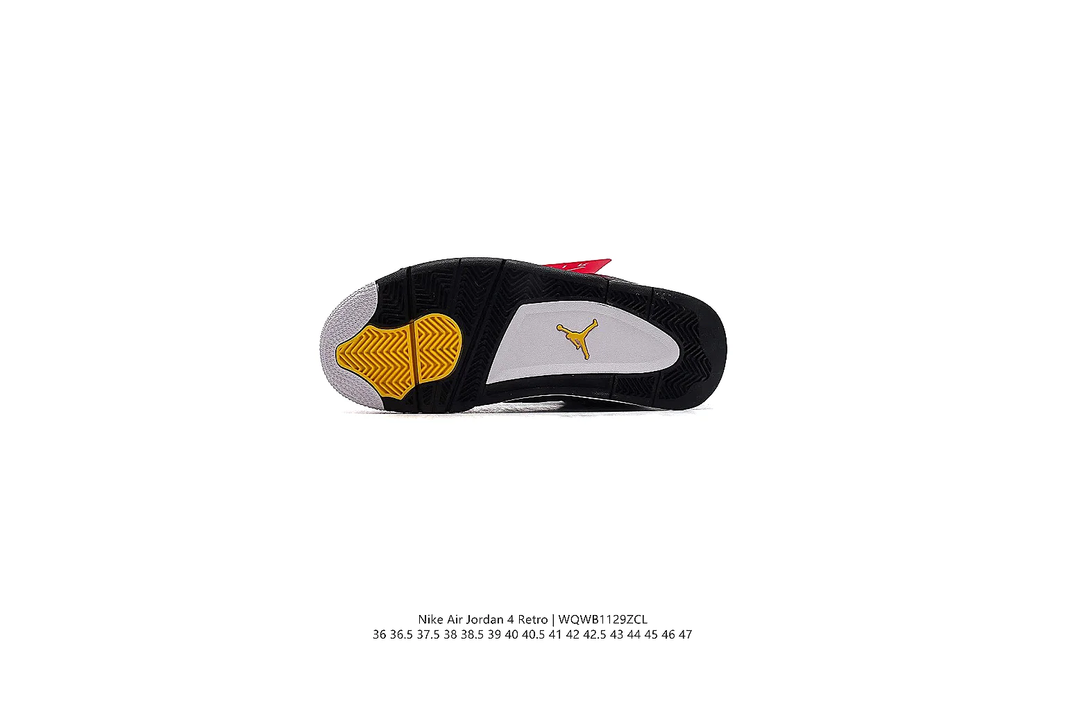 kakofindlist.com Air Jordan Black Red Jordan 4 0328 Black Red mid-top product image thumbnail 6