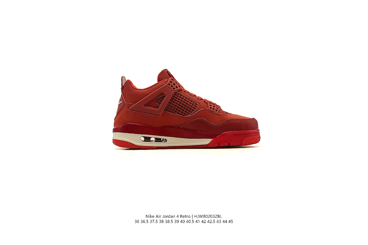 kakofindlist.com Air Jordan Red Jordan 4 0360 Red mid-top product image thumbnail 3