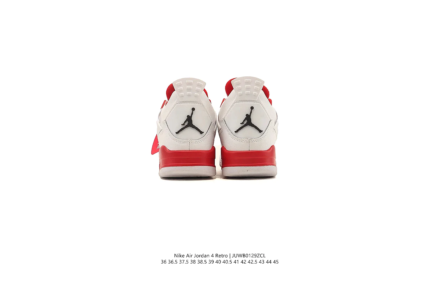 kakofindlist.com Air Jordan White Red Jordan 4 0300 White Red mid-top product image thumbnail 5