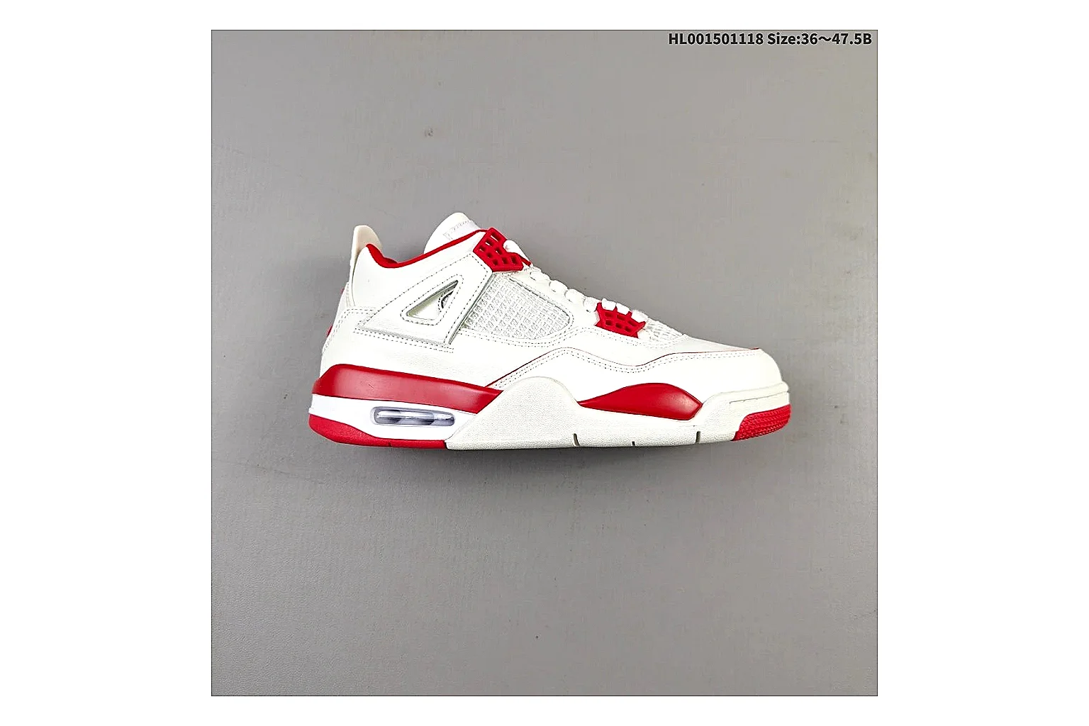 kakofindlist.com Air Jordan White Red Jordan 4 9588 White Red mid-top product image