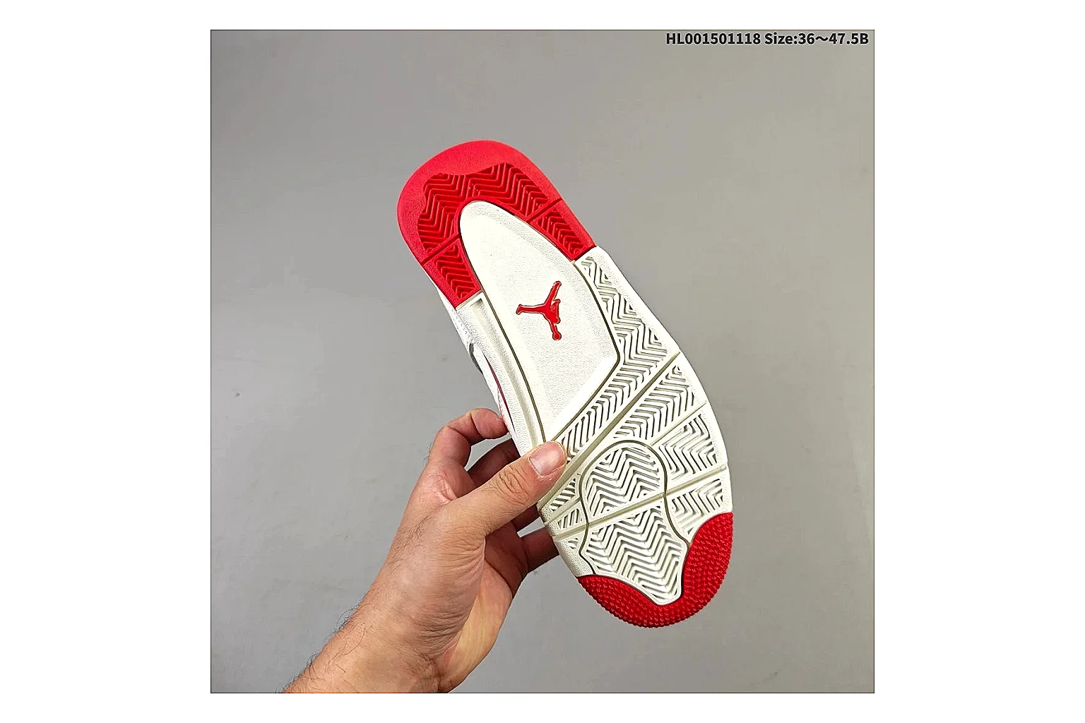 kakofindlist.com Air Jordan White Red Jordan 4 9588 White Red mid-top product image thumbnail 6