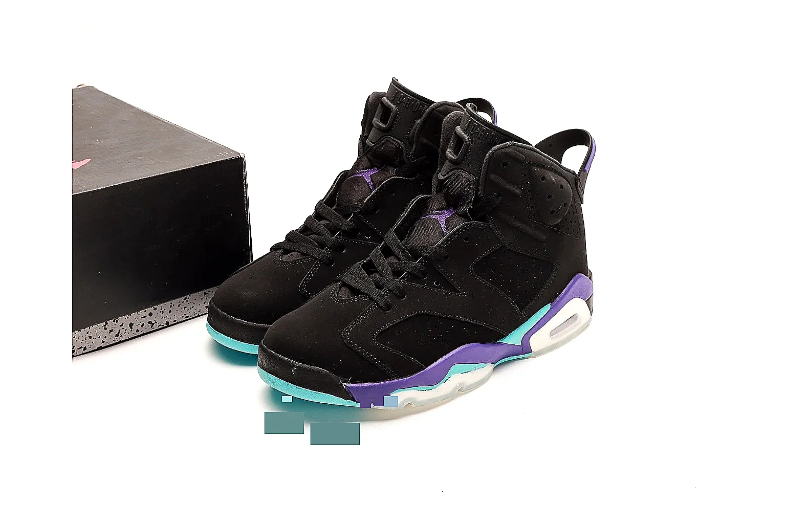 kakofindlist.com Air Jordan Black Purple Jordan 6 0872 Black Purple high-top product image