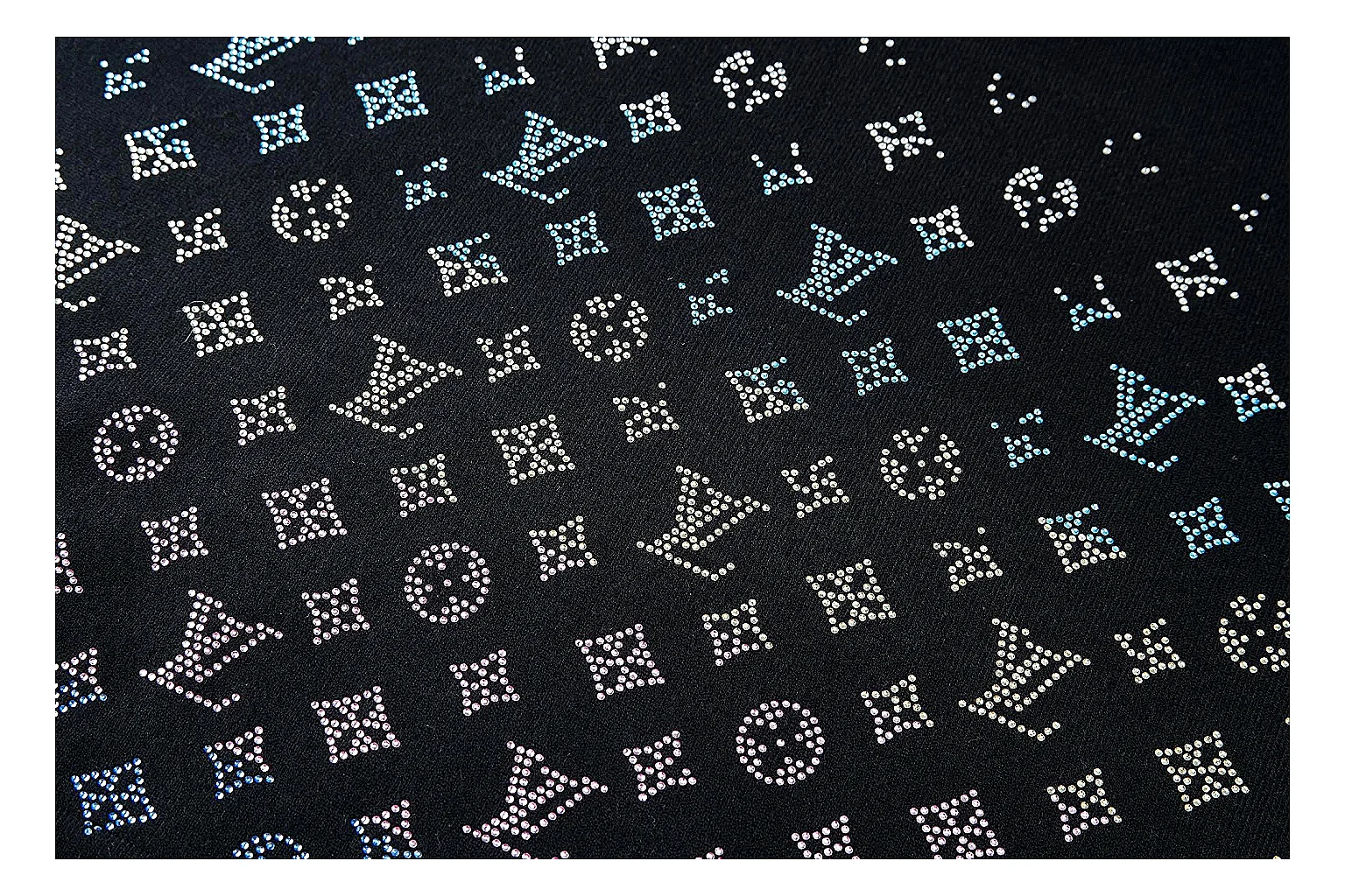 kakofindlist.com Louis Vuitton Black Monogram Hem Tee 0225 Black short-sleeve-tee product image thumbnail 6