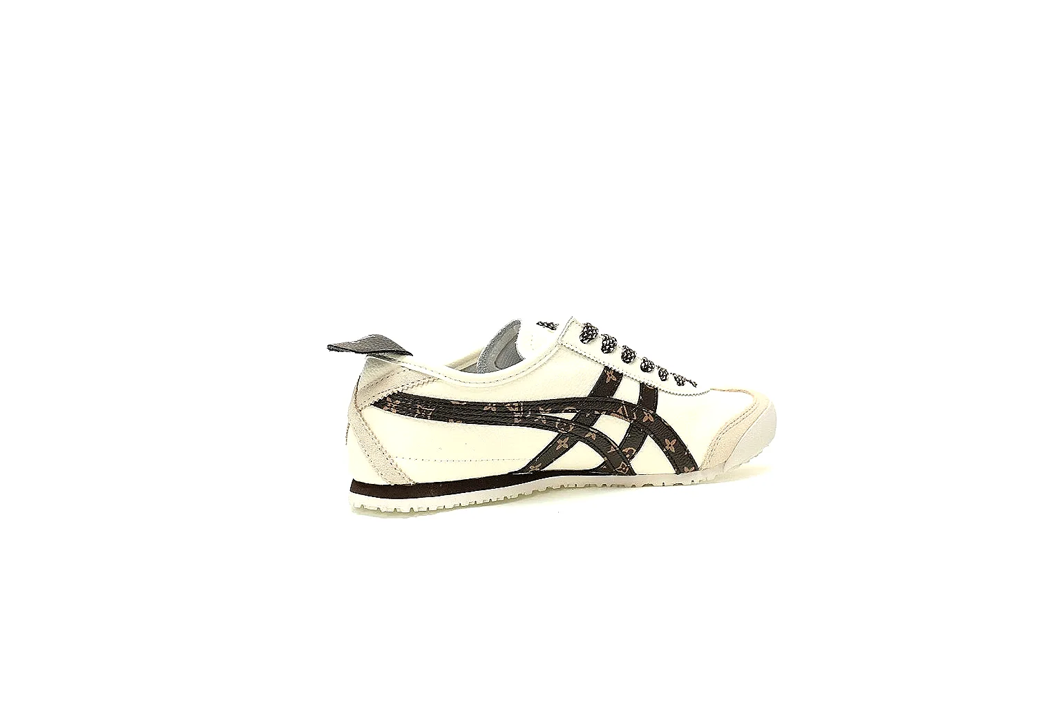 Cream Louis Vuitton low trainer in CNY 460 price band with patterned stripes thumbnail 2