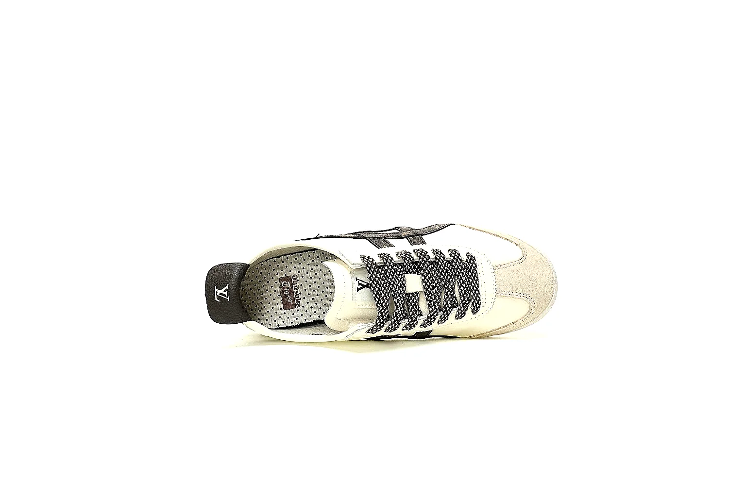 Cream Louis Vuitton low trainer in CNY 460 price band with patterned stripes thumbnail 3
