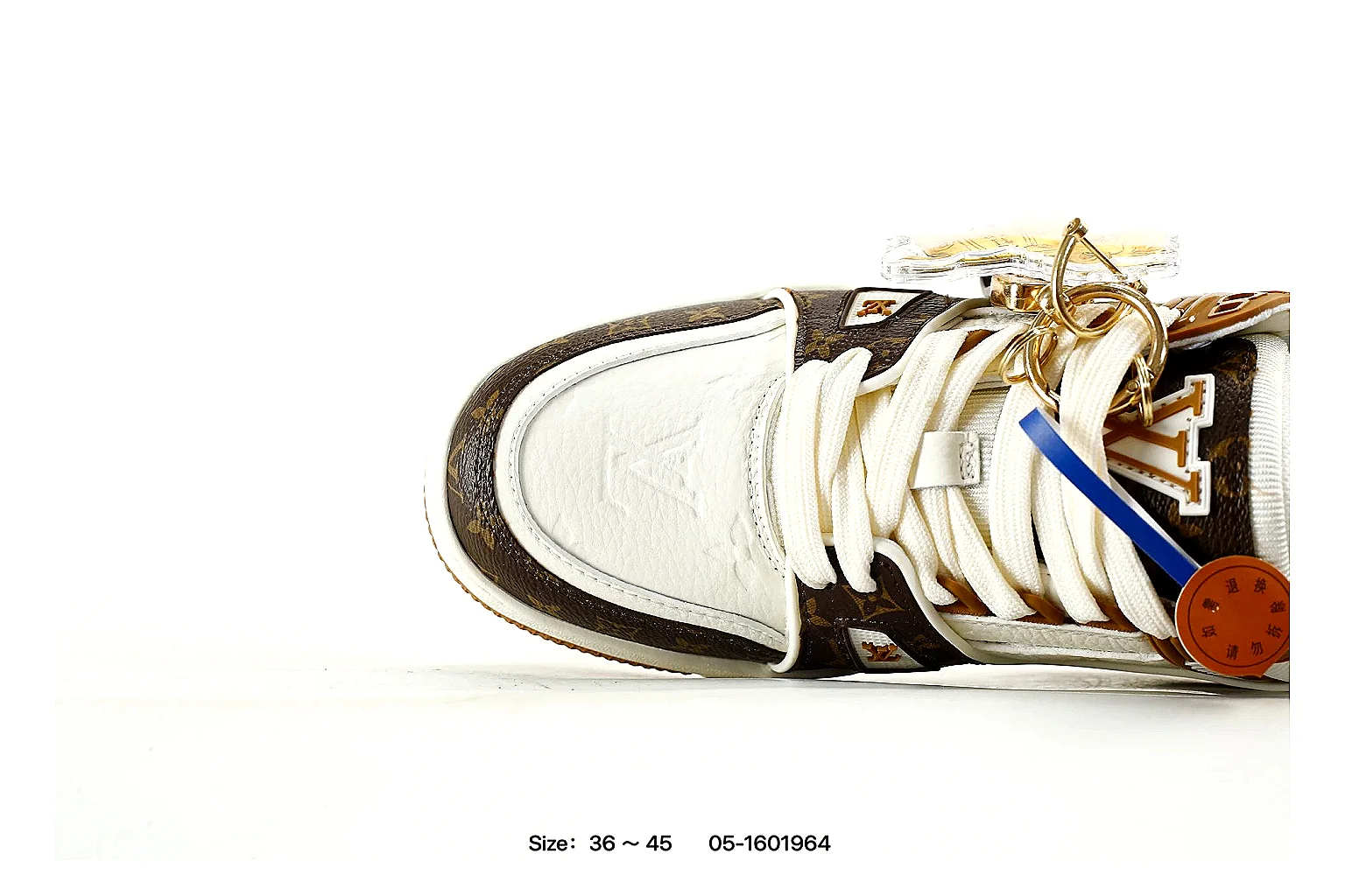 kakofindlist.com Louis Vuitton White Brown Trainer 3852 White Brown low-top product image thumbnail 5