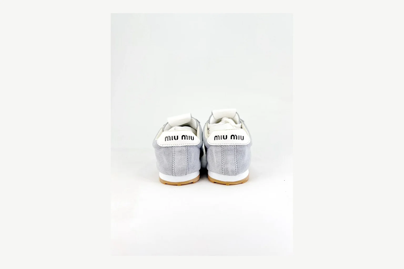 Grey Miu Miu low top on a considered premium-neutral shortlist thumbnail 4