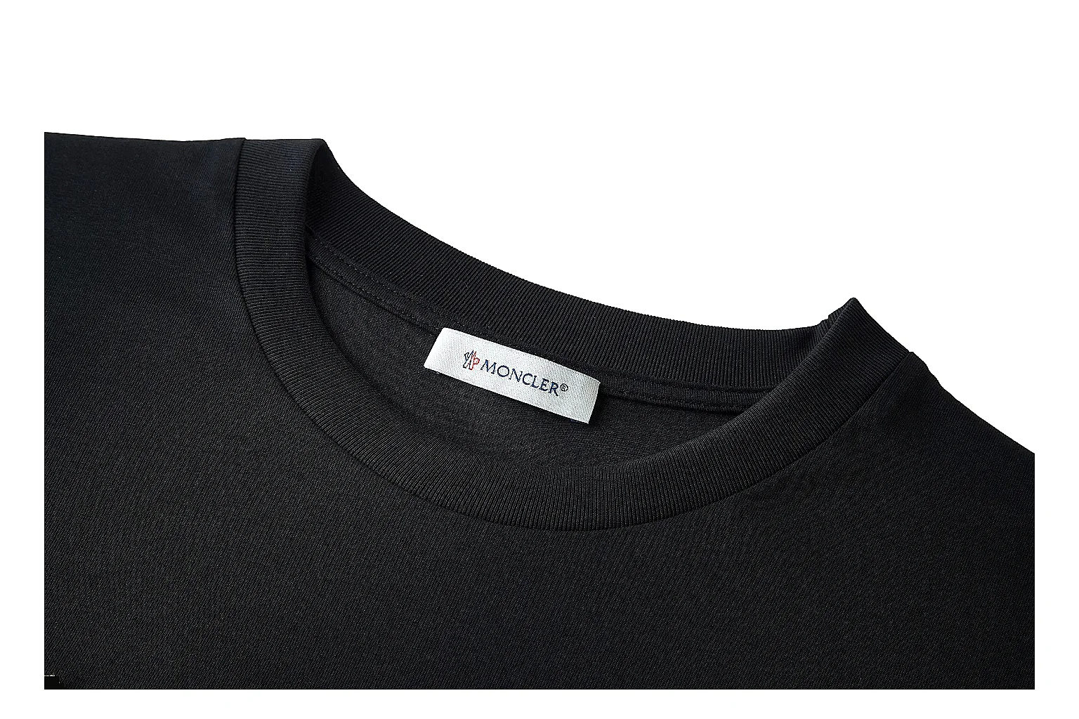 kakofindlist.com Moncler Black Logo Tee 0946 Black short-sleeve-tee product image