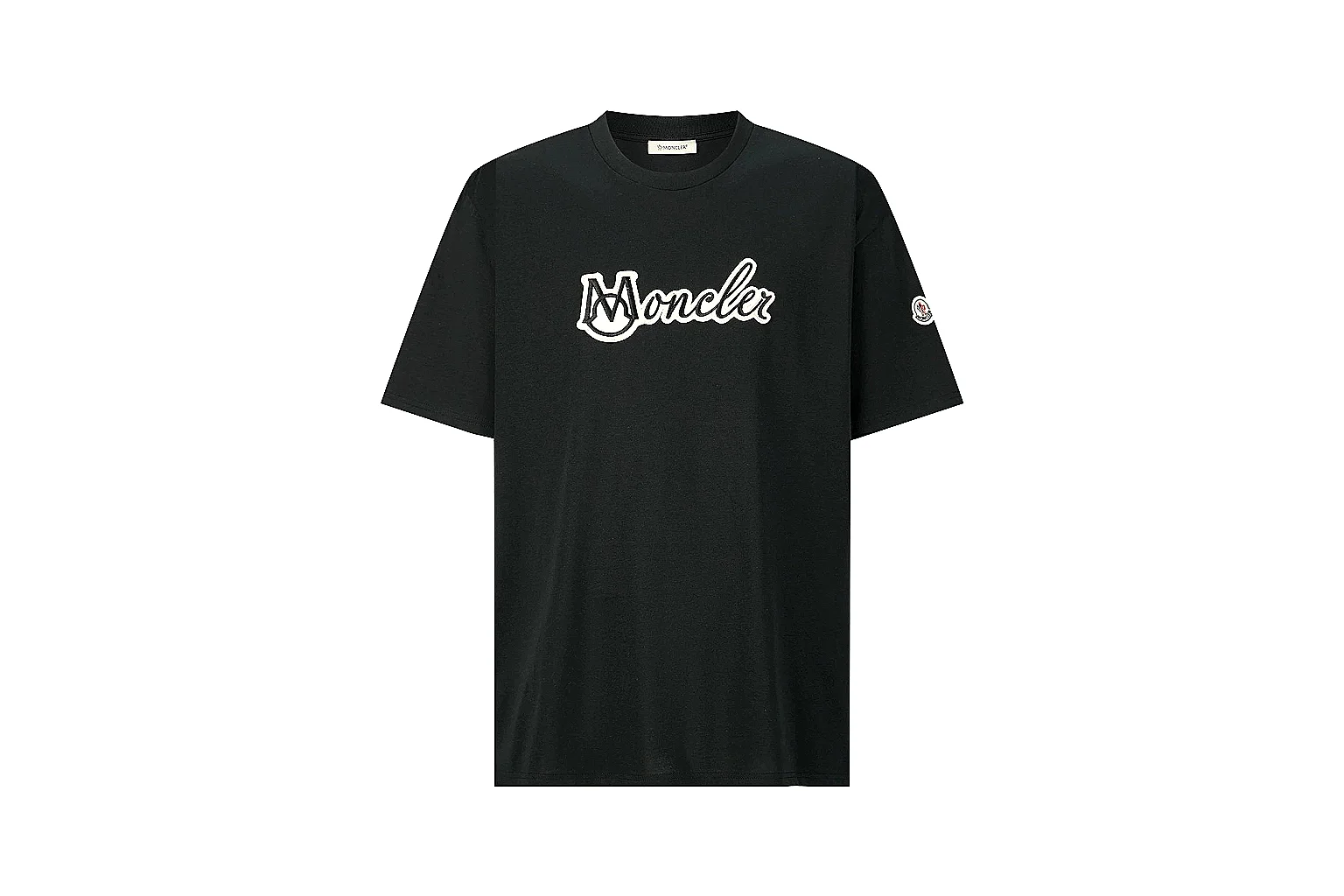 kakofindlist.com Moncler Black Logo Tee 0946 Black short-sleeve-tee product image thumbnail 2