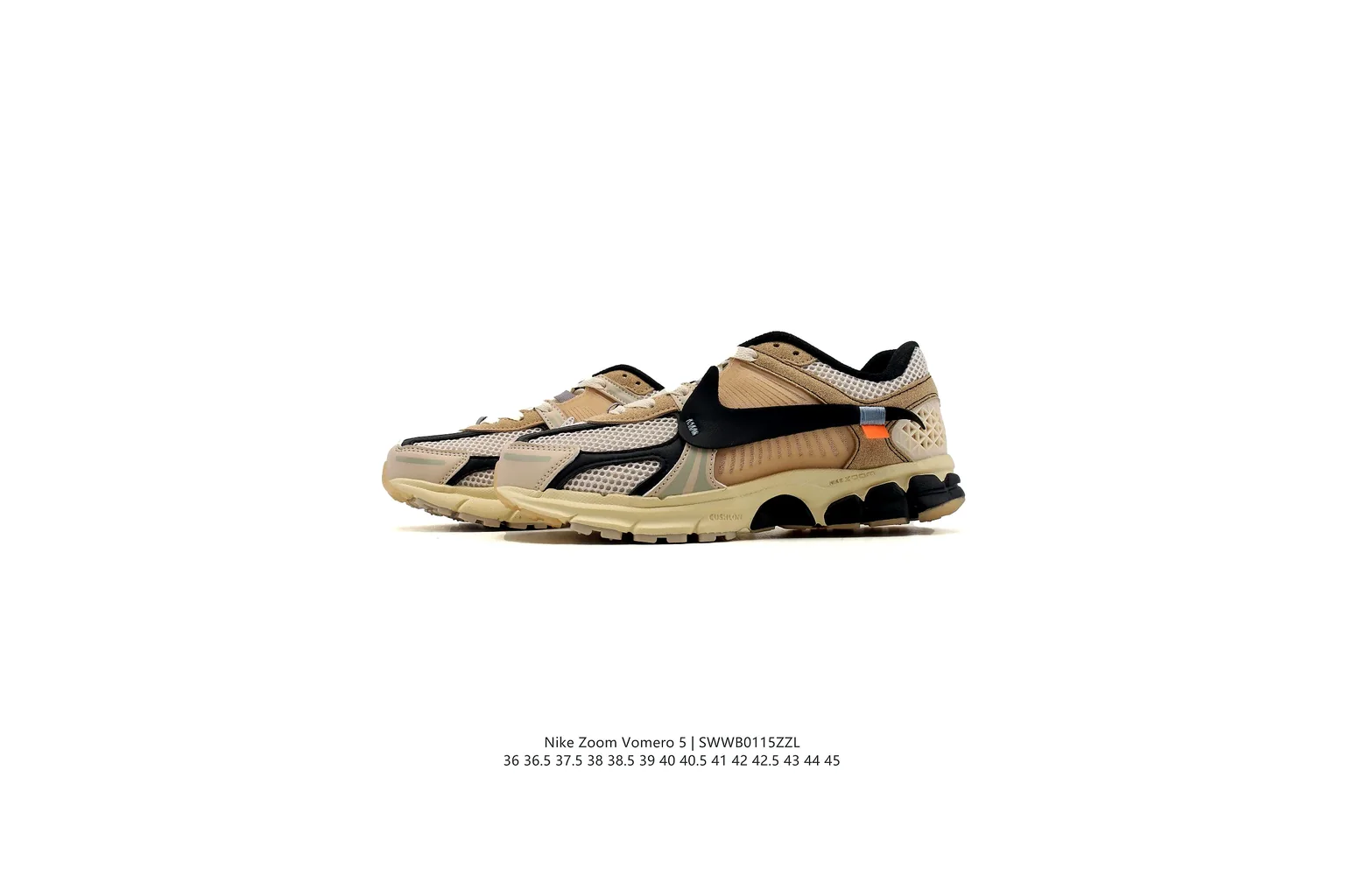 New Balance 1906R Beige Black Orange technical runner six photo view thumbnail 2
