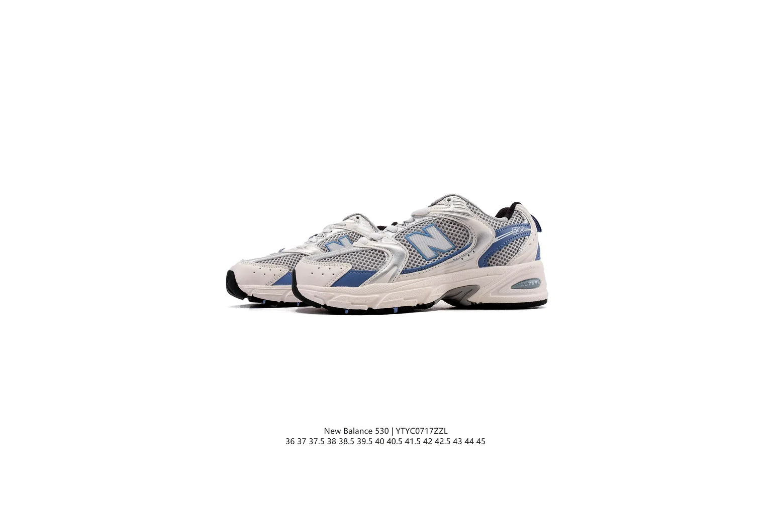New Balance 9060 Silver Blue chunky runner six photo view thumbnail 2
