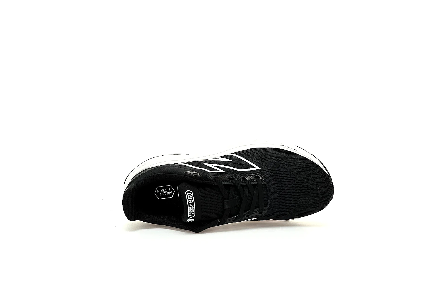 Kako Find List budget photos for New Balance Black White Runner Sneaker thumbnail 4