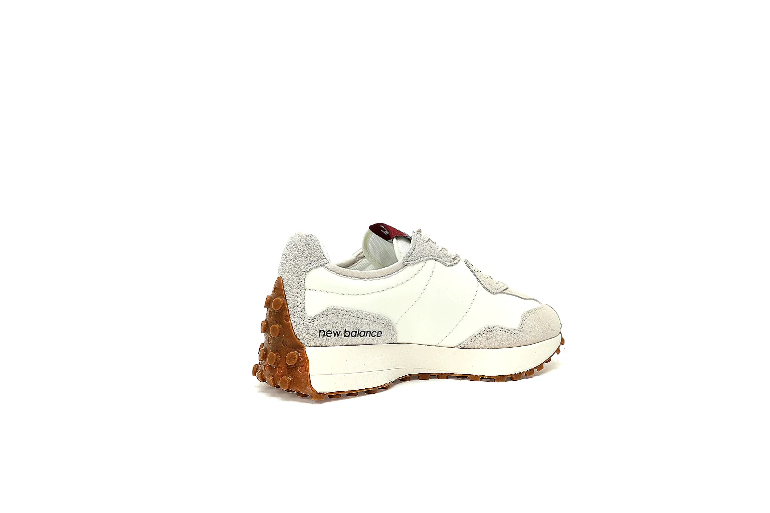 Kako Find List budget photos for New Balance Cream Burgundy Gum Runner Sneaker thumbnail 3