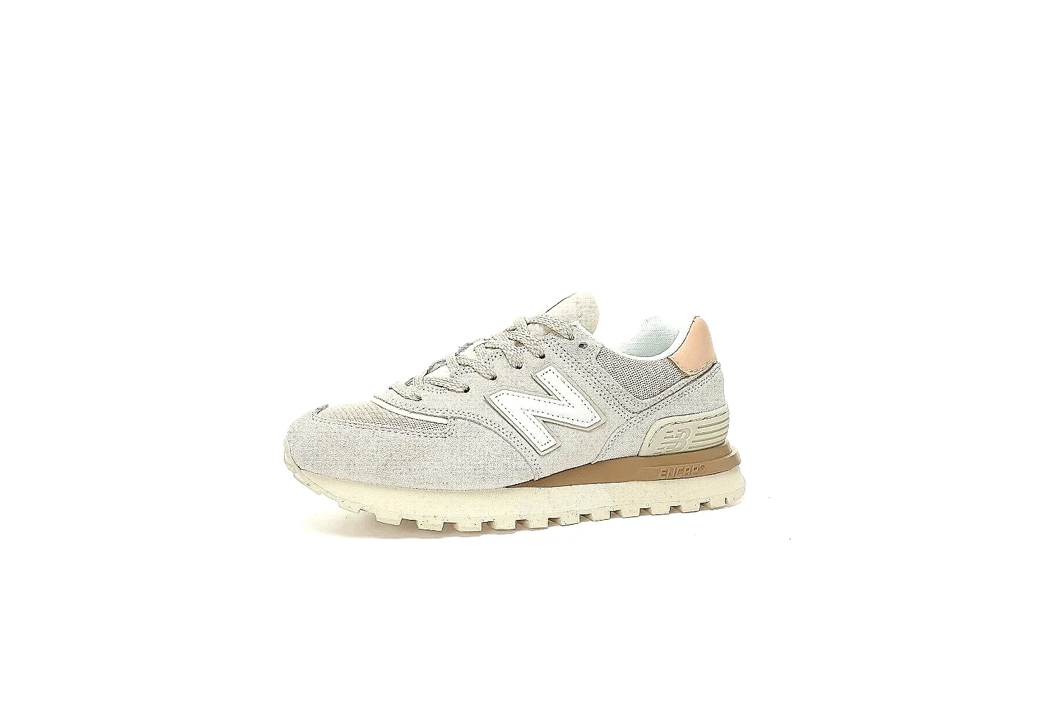 Kako Find List budget photos for New Balance Gray Beige Retro Runner Sneaker thumbnail 3