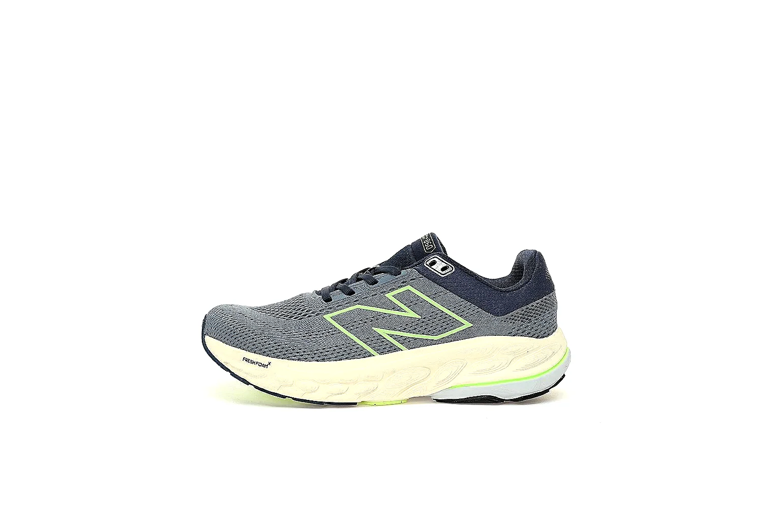 Kako Find List budget photos for New Balance Gray Neon Runner Sneaker thumbnail 2
