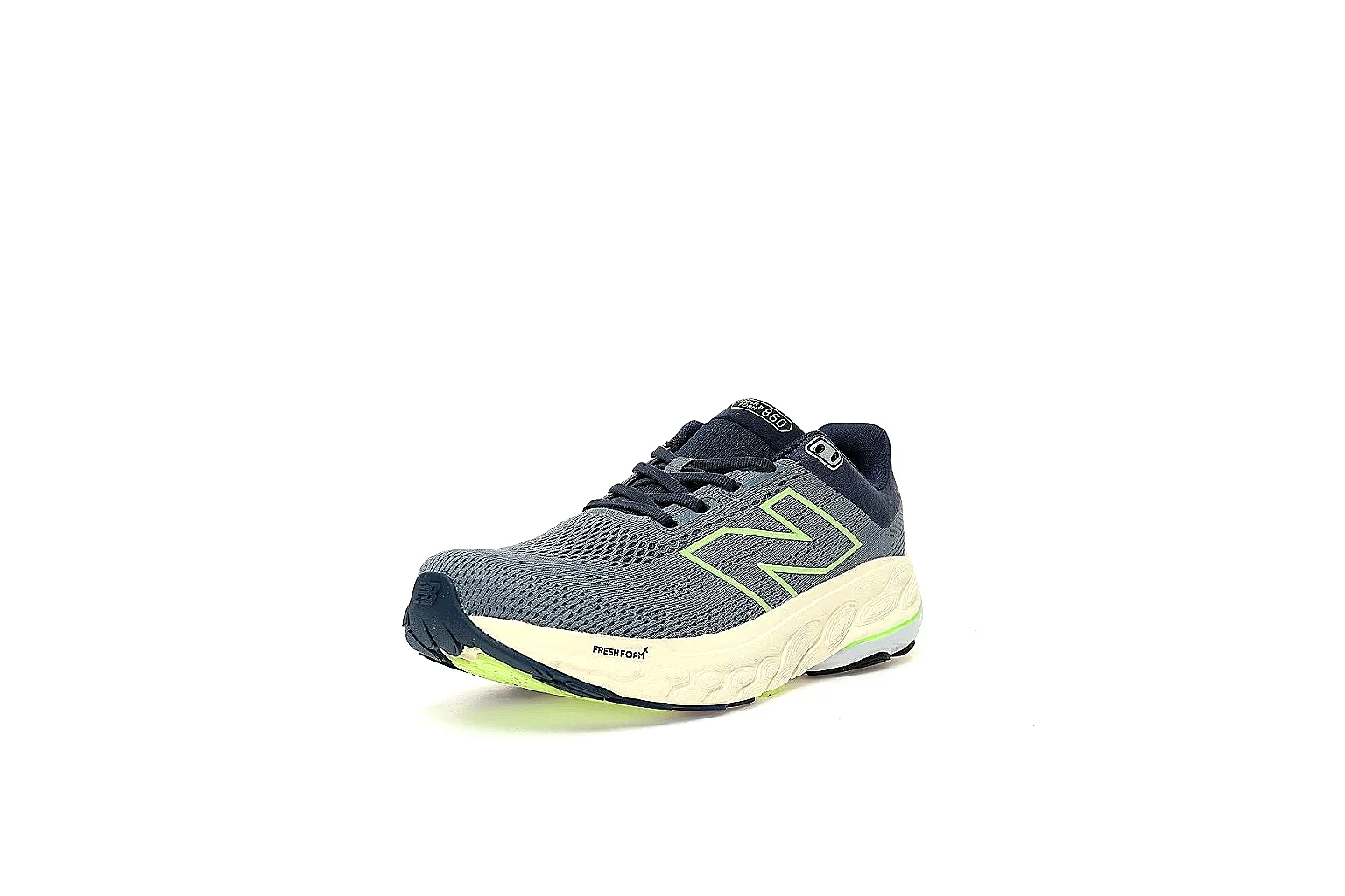 Kako Find List budget photos for New Balance Gray Neon Runner Sneaker thumbnail 3
