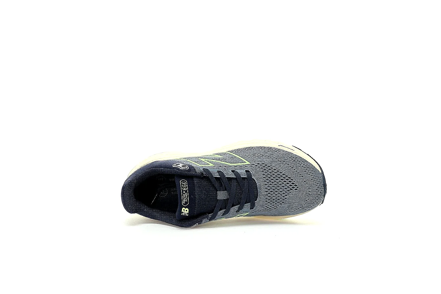 Kako Find List budget photos for New Balance Gray Neon Runner Sneaker thumbnail 4