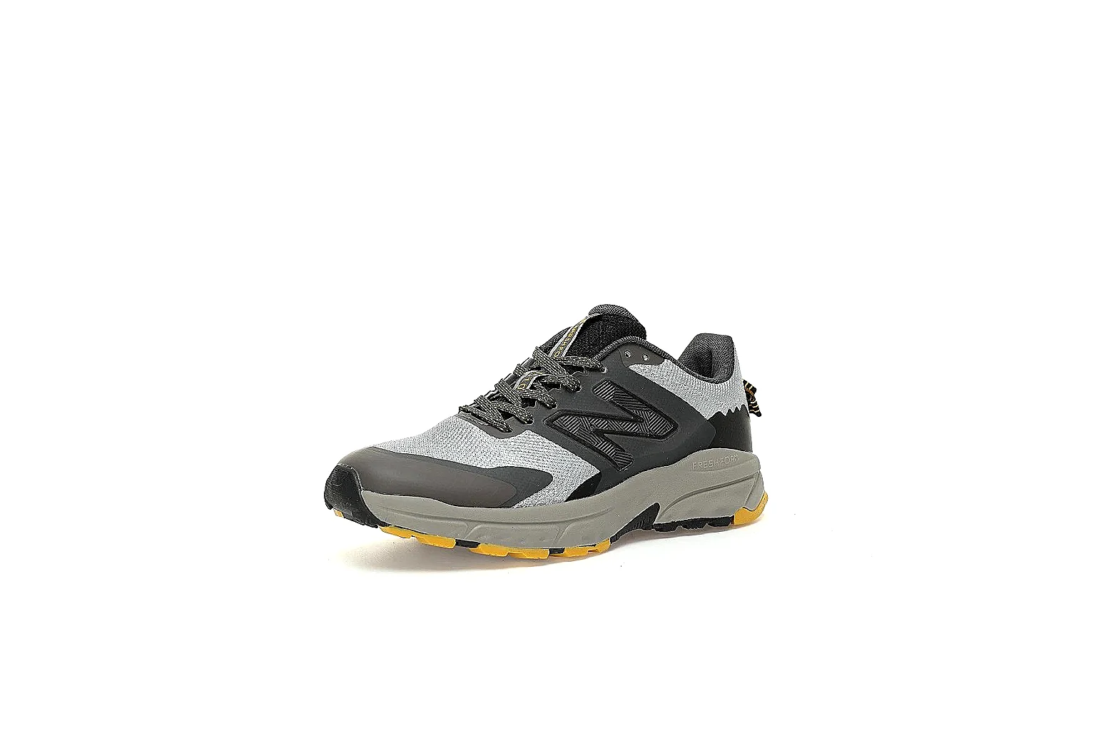 Kako Find List budget photos for New Balance Gray Yellow Runner Sneaker thumbnail 2