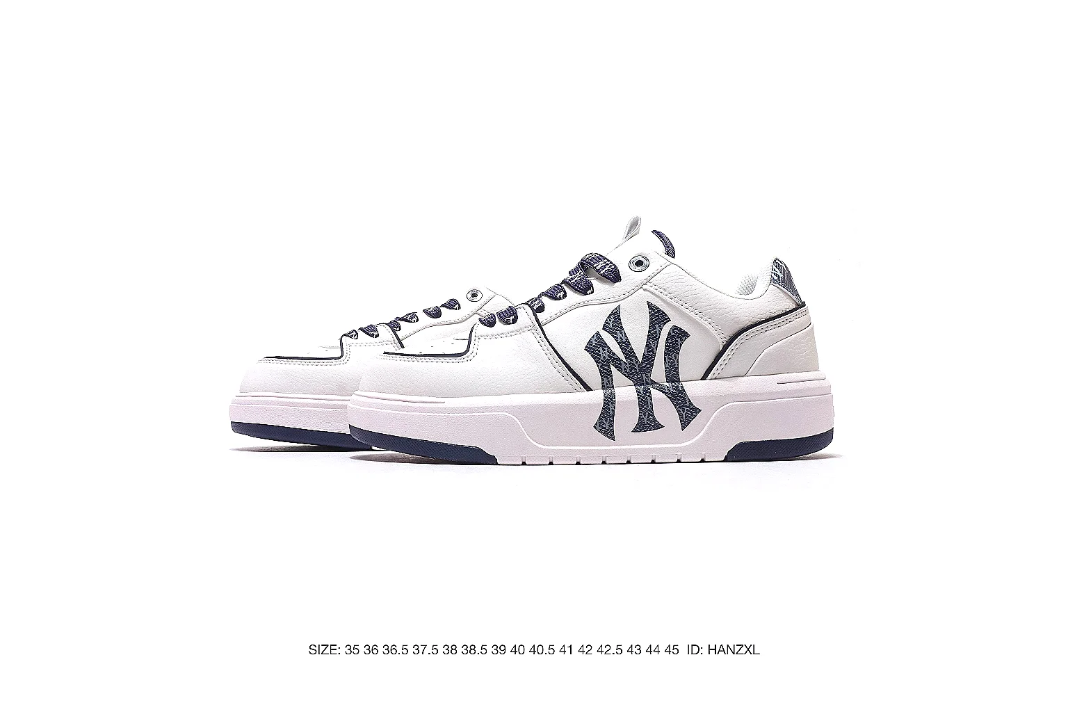 New Balance low-top casual White Navy 7875 budget find six-photo gallery thumbnail 2