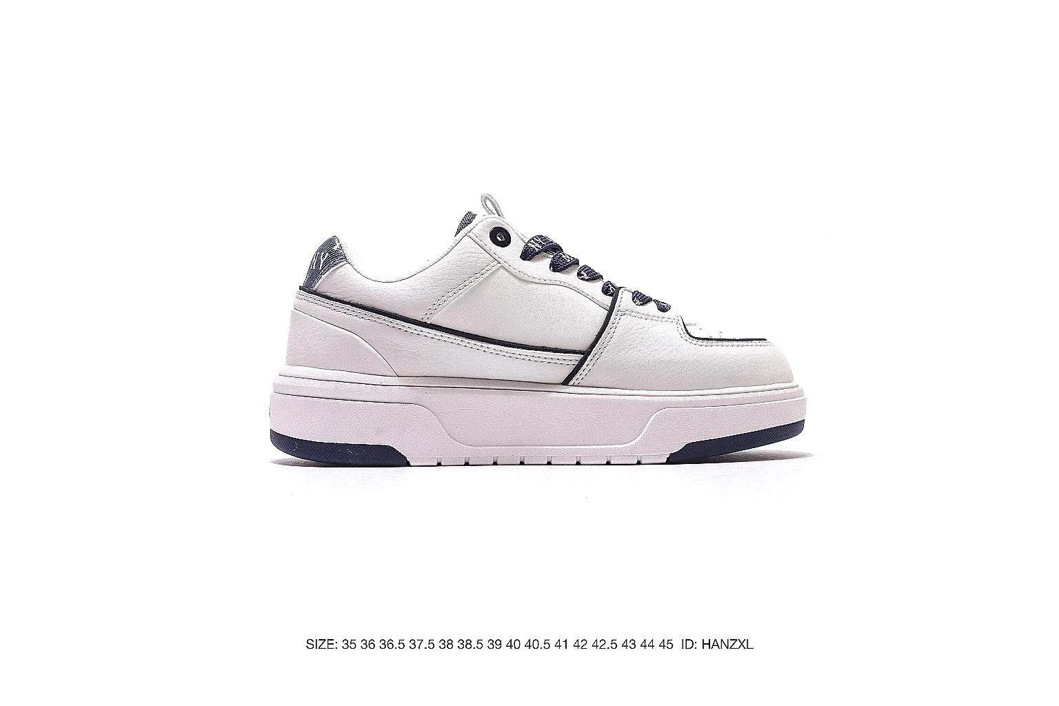 New Balance low-top casual White Navy 7875 budget find six-photo gallery thumbnail 3