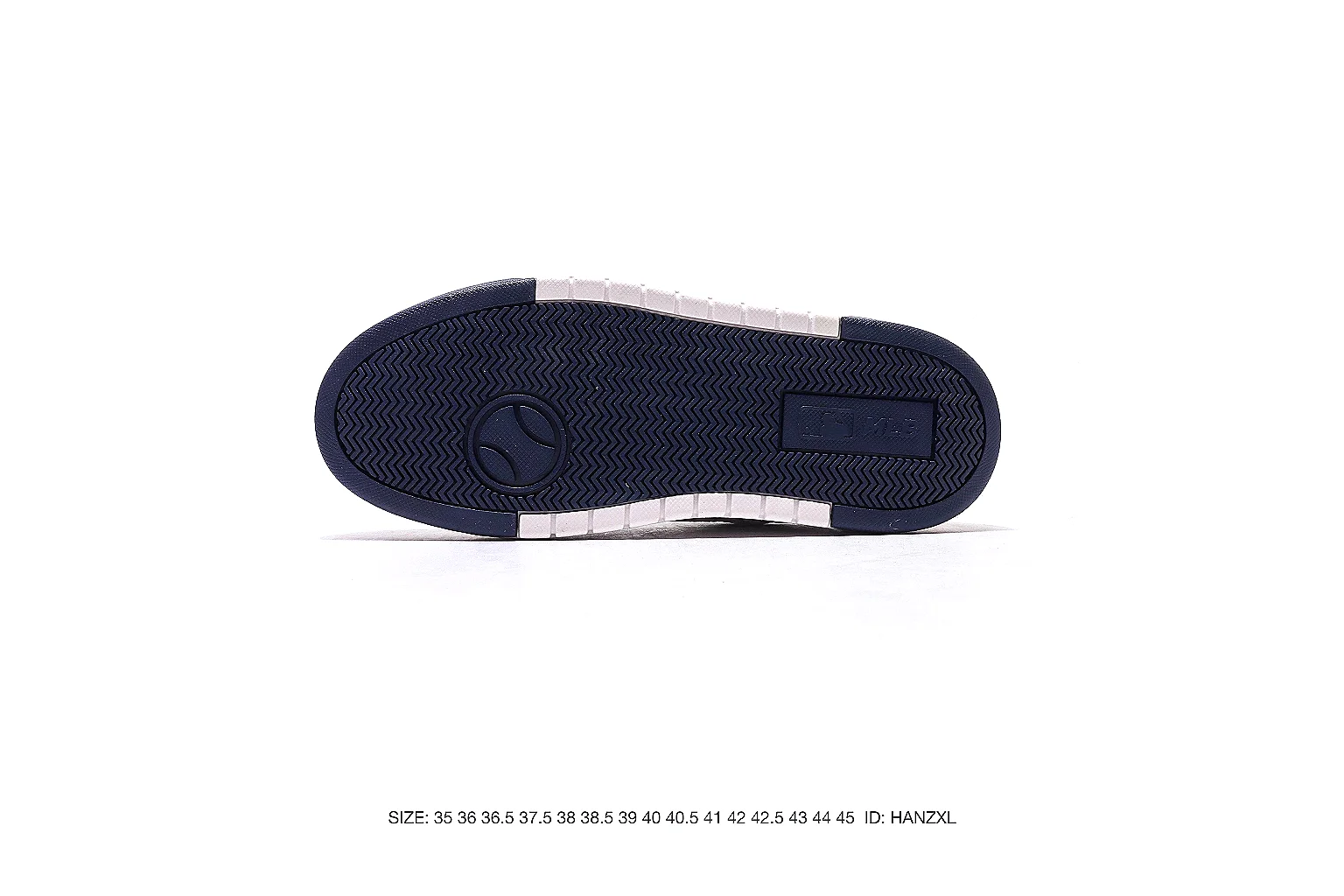 New Balance low-top casual White Navy 7875 budget find six-photo gallery thumbnail 6