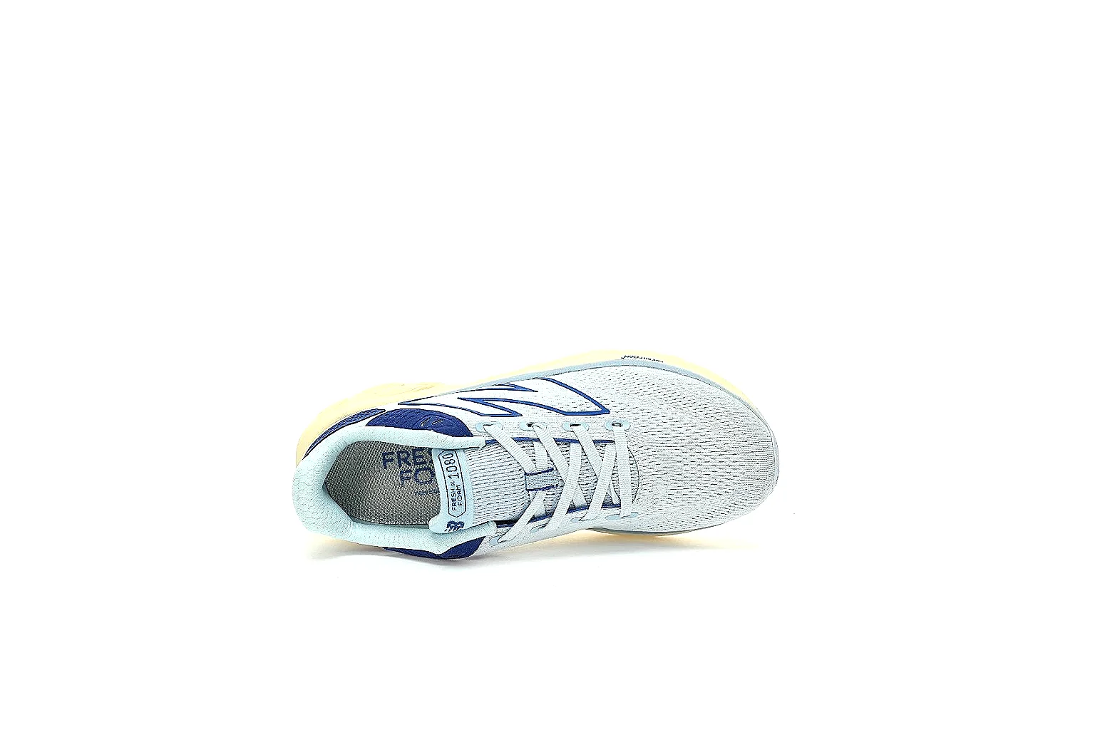 Kako Find List budget photos for New Balance White Blue Retro Runner Sneaker thumbnail 4