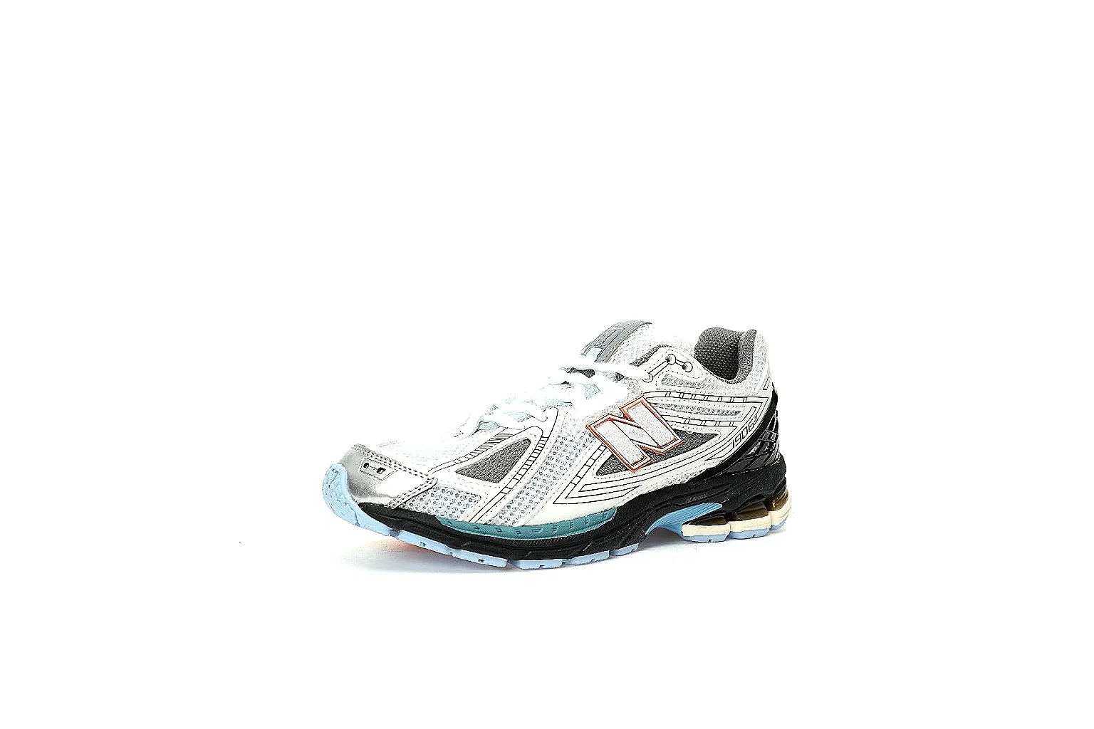 Kako Find List budget photos for New Balance White Gray Runner thumbnail 2