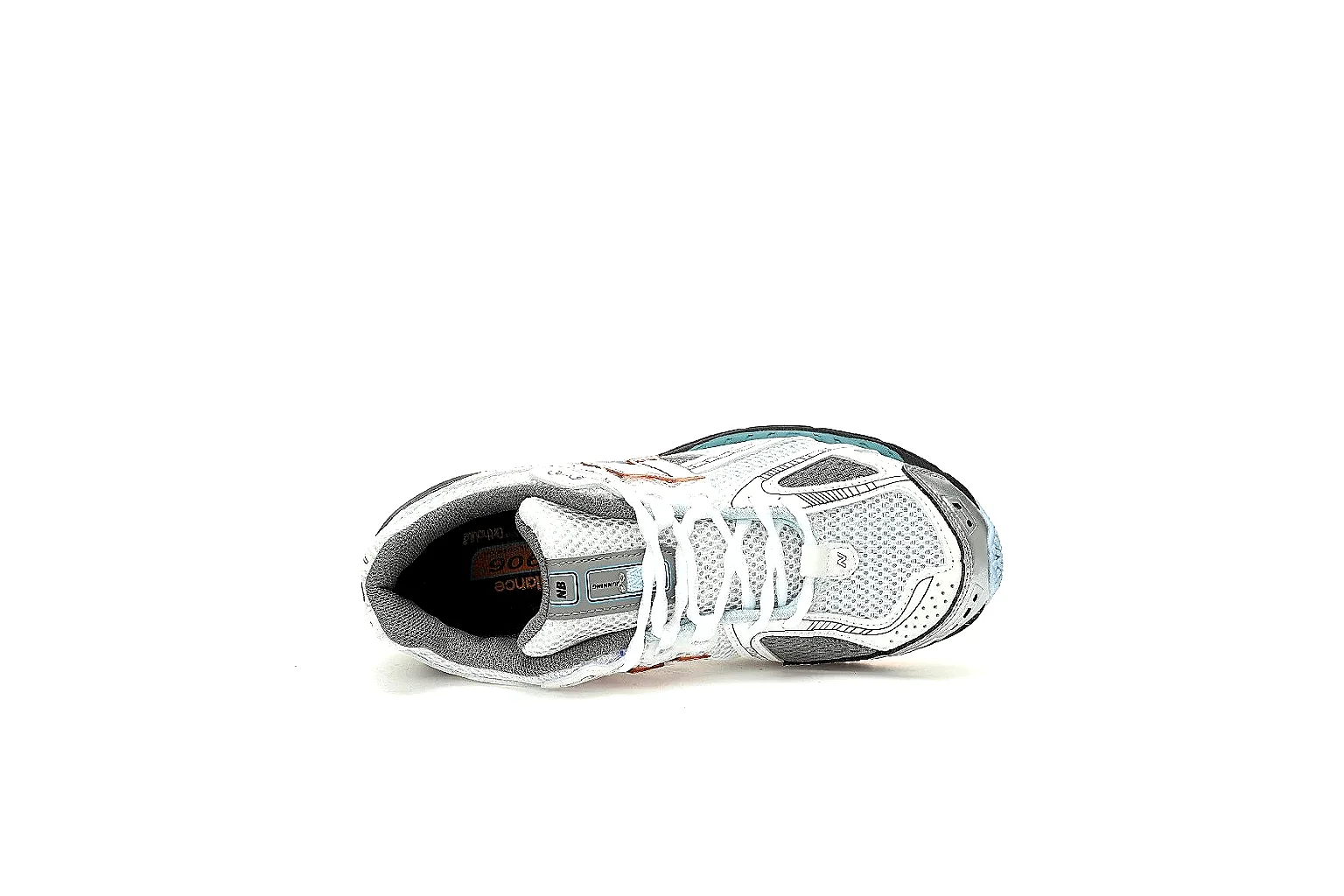 Kako Find List budget photos for New Balance White Gray Runner thumbnail 4