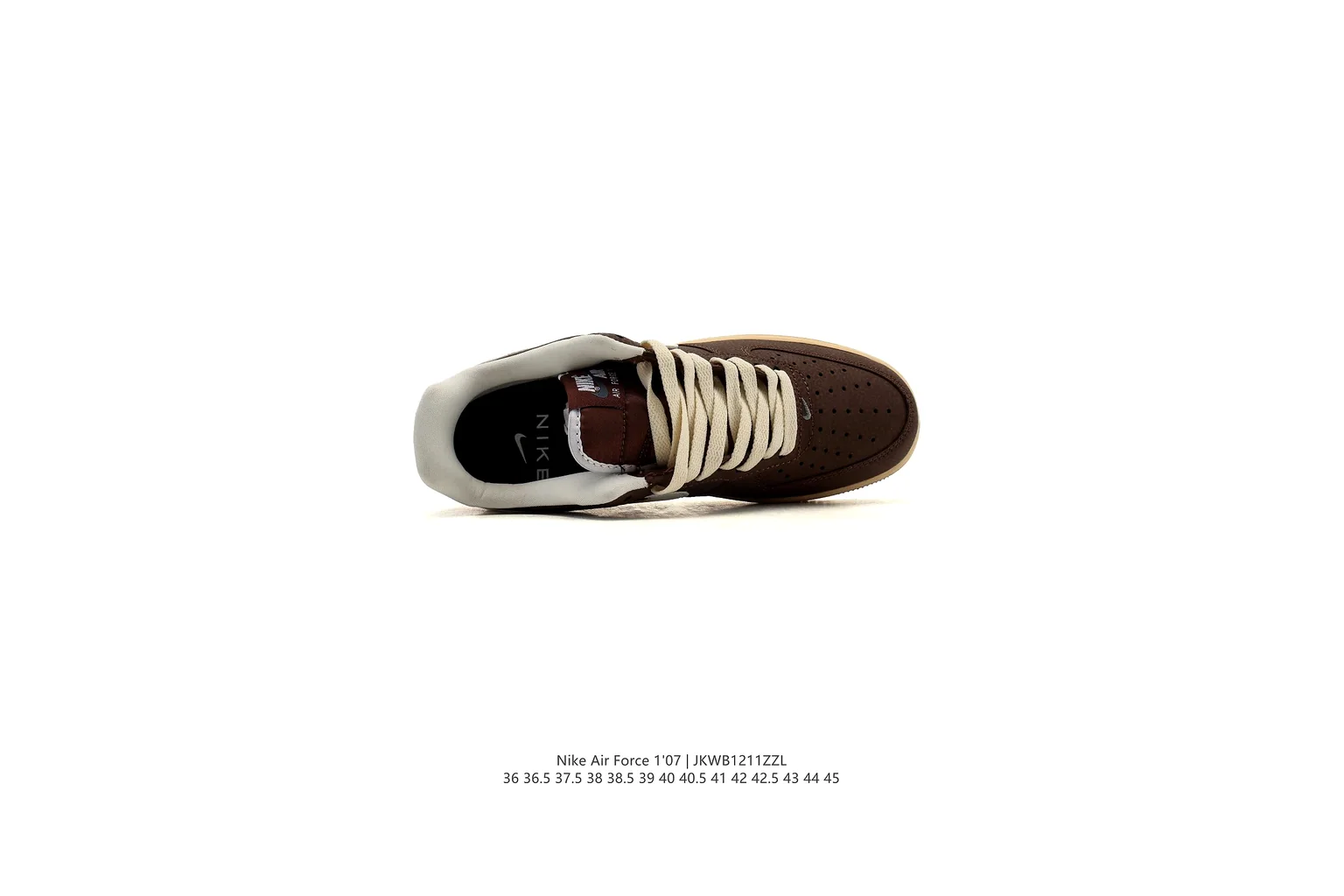 Nike Air Force 1 Low Black Gum court low top six photo view thumbnail 3