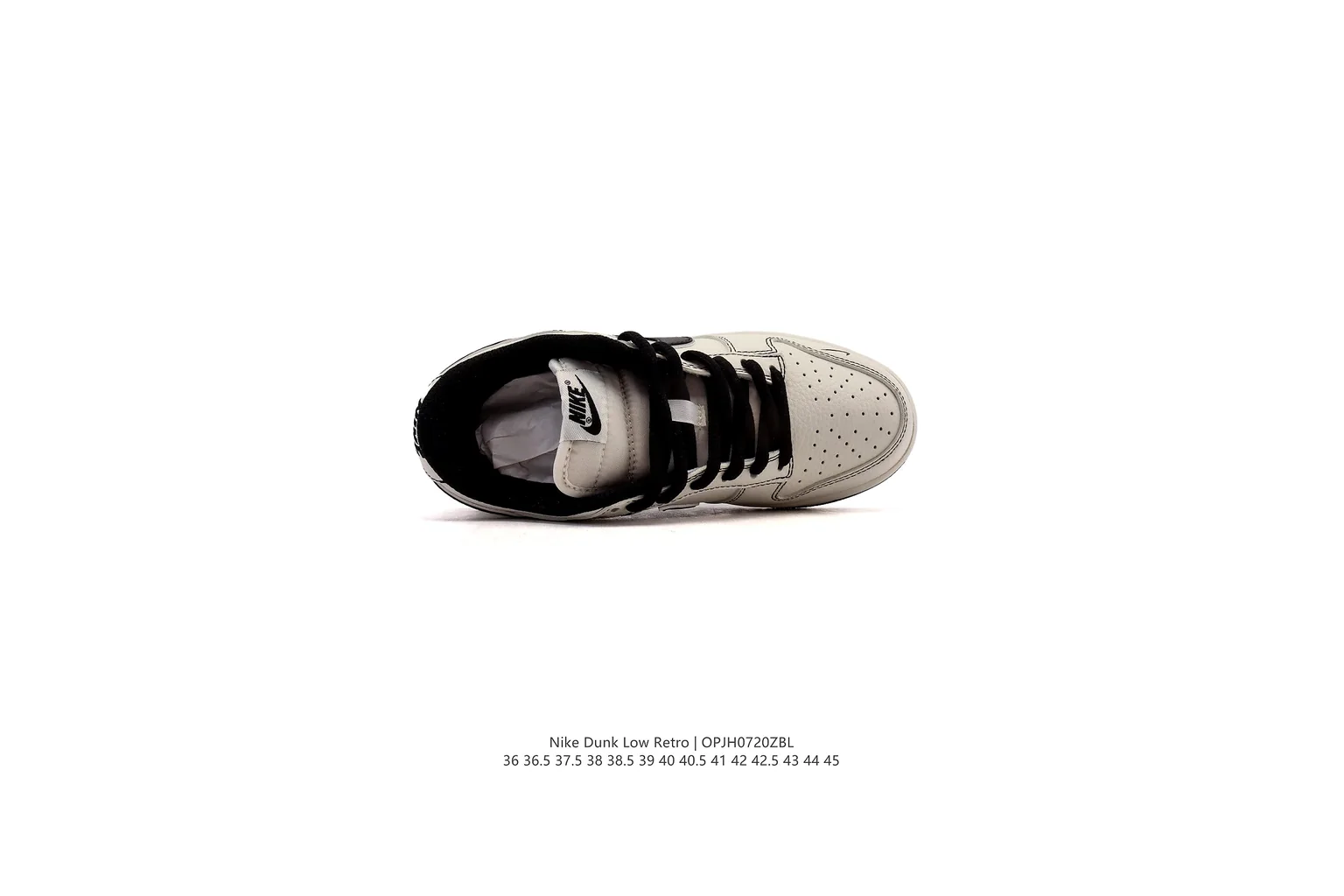 Nike Air Force 1 Low Sail Black court low top six photo view thumbnail 3