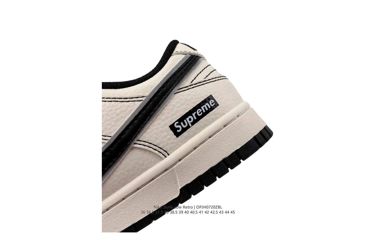 Nike Air Force 1 Low Sail Black court low top six photo view thumbnail 6