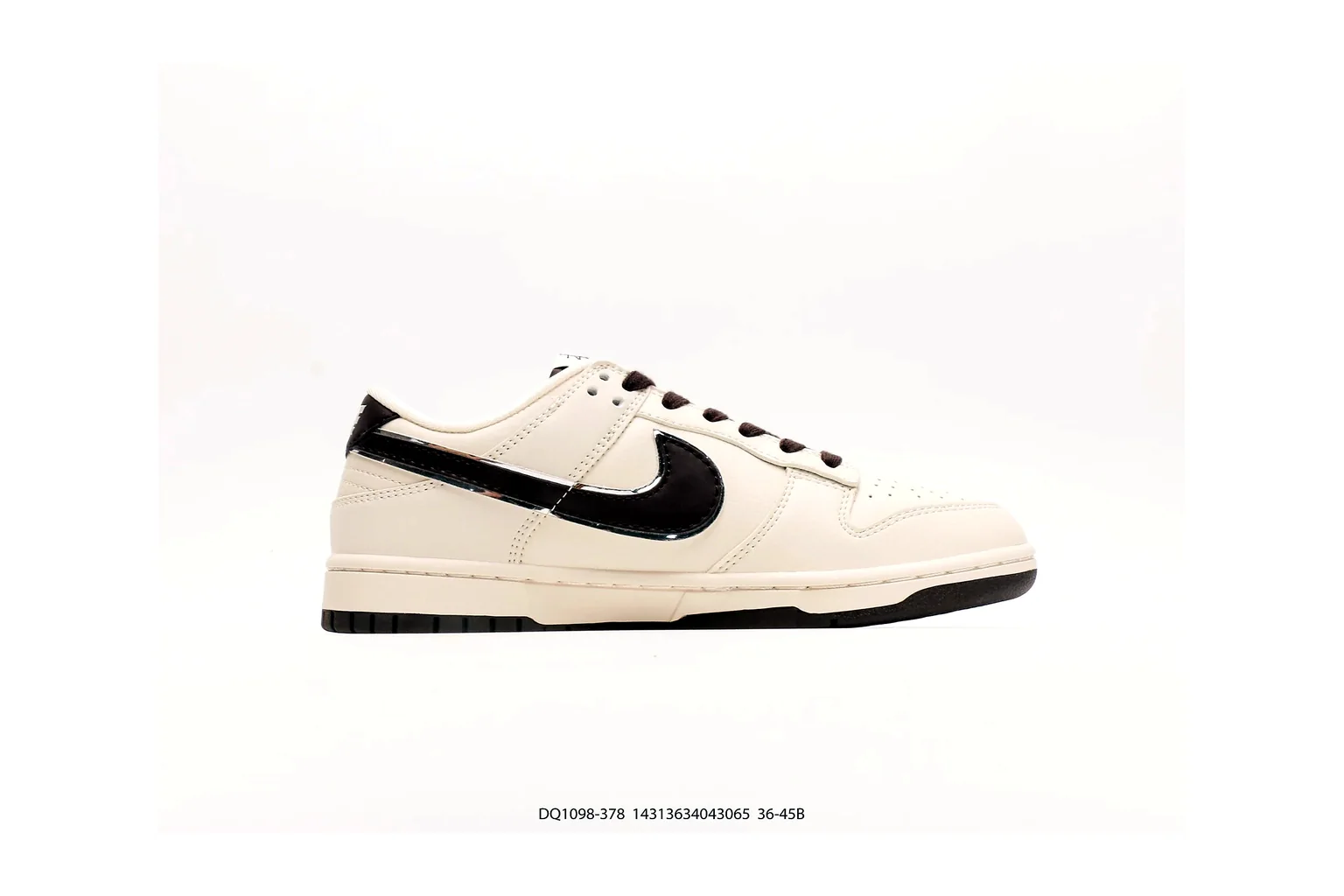 Nike Air Force 1 Low Sail Black court low top six photo view thumbnail 2