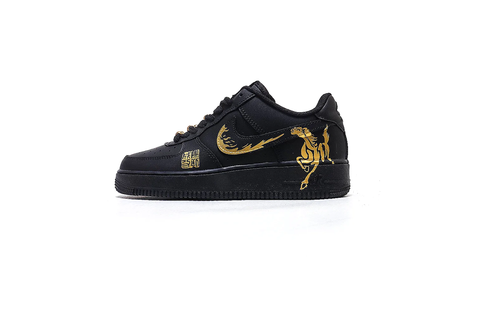 Nike Air Force 1 low Black Gold 8406 budget shortlist note six-photo gallery