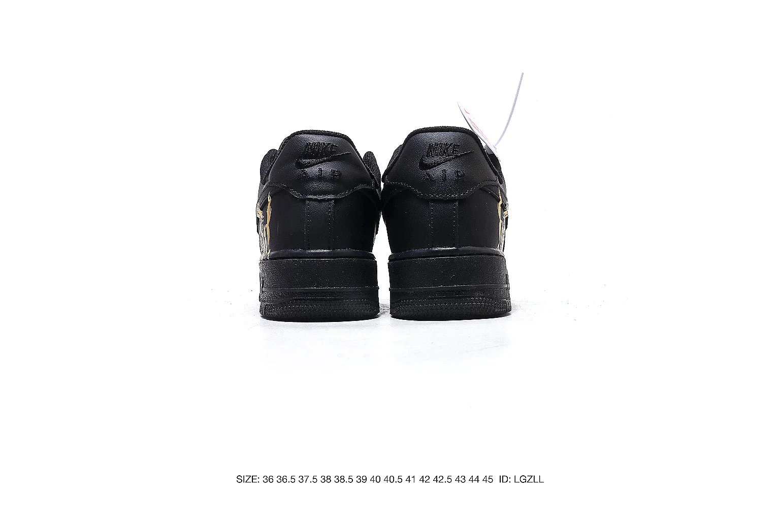 Nike Air Force 1 low Black Gold 8406 budget shortlist note six-photo gallery thumbnail 5