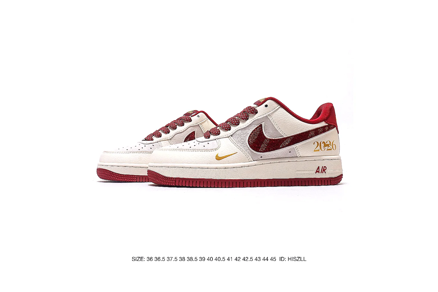 Nike Air Force 1 low White Red 2892 budget shortlist note six-photo gallery thumbnail 2