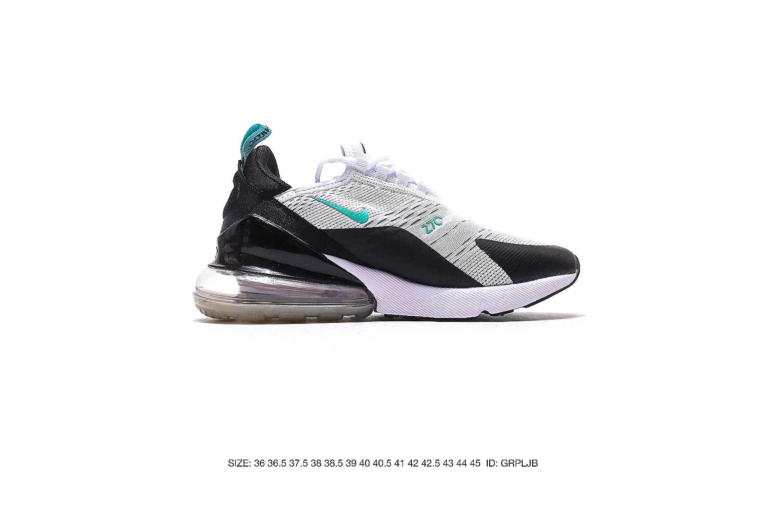 Nike Air Max runner White Black Aqua 5848 budget shortlist note six-photo gallery thumbnail 3