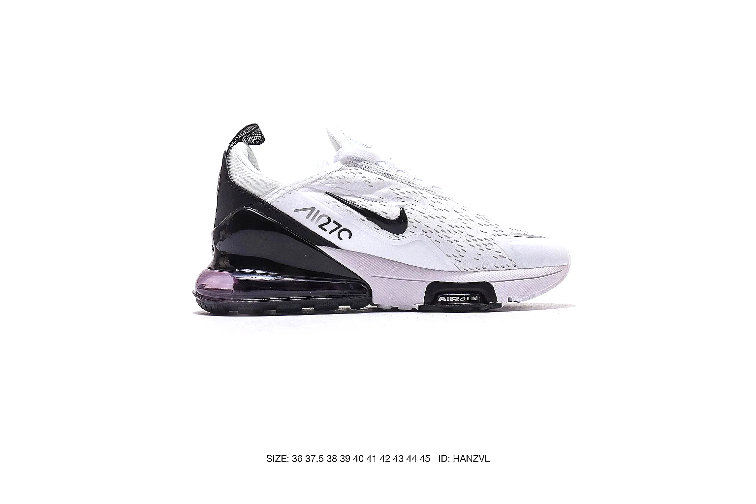 Nike Air Max runner White Black 7639 budget find six-photo gallery thumbnail 3